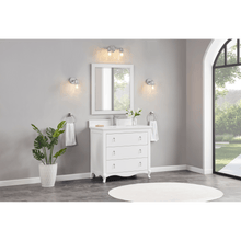 Load image into Gallery viewer, Legion Furniture WS2512-36-W 36&quot; WHITE FINISH SOLID WOOD SINK VANITY WITH 1&quot; ARTIFICIAL STONE TOP