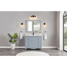 Load image into Gallery viewer, Legion Furniture WS2512-42-CD 42&quot; CADET FINISH SOLID WOOD SINK VANITY WITH 1&#39; ARTIFICIAL STONE TOP