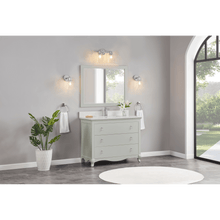 Load image into Gallery viewer, Legion Furniture WS2512-42-SS 42&quot; SILVER STRAND FINISH SOLID WOOD SINK VANITY WITH 1&quot; ARTIFICIAL STONE TOP