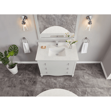 Load image into Gallery viewer, Legion Furniture WS2512-42-SS 42&quot; SILVER STRAND FINISH SOLID WOOD SINK VANITY WITH 1&quot; ARTIFICIAL STONE TOP