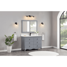 Load image into Gallery viewer, Legion Furniture WS2512-48-CD 48&quot; CADET FINISH SOLID WOOD SINK VANITY  WITH 1&#39; ARTIFICIAL STONE TOP