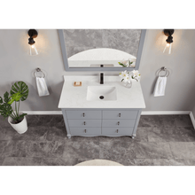 Load image into Gallery viewer, Legion Furniture WS2512-48-CD 48&quot; CADET FINISH SOLID WOOD SINK VANITY  WITH 1&#39; ARTIFICIAL STONE TOP