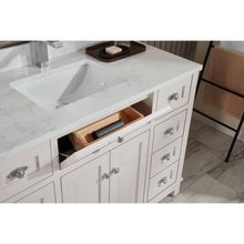 Load image into Gallery viewer, Legion Furniture WS2515-48-DW 48&quot; DREAMY WHITE FINISH SOLID WOOD SINK VANITY  WITH 1&#39; ARTIFICIAL STONE TOP