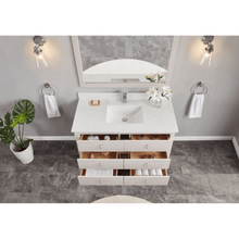 Load image into Gallery viewer, Legion Furniture WS2512-48-DW 48&quot; DREAMY WHITE FINISH SOLID WOOD SINK VANITY WITH 1&quot; ARTIFICIAL STONE TOP