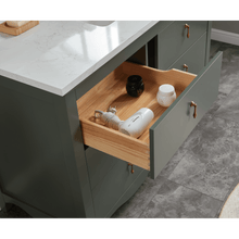 Load image into Gallery viewer, Legion Furniture WS2512-48-PG 48&quot; PEWTER GREEN FINISH SOLID WOOD SINK VANITY  WITH 1&#39; ARTIFICIAL STONE TOP