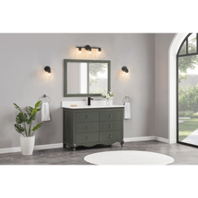 Load image into Gallery viewer, Legion Furniture WS2512-48-PG 48&quot; PEWTER GREEN FINISH SOLID WOOD SINK VANITY  WITH 1&#39; ARTIFICIAL STONE TOP