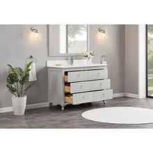 Load image into Gallery viewer, Legion Furniture WS2512-48-SS 48&quot; SILVER STRAND FINISH SOLID WOOD SINK VANITY WITH 1&quot; ARTIFICIAL STONE TOP