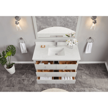 Load image into Gallery viewer, Legion Furniture WS2512-48-SS 48&quot; SILVER STRAND FINISH SOLID WOOD SINK VANITY WITH 1&quot; ARTIFICIAL STONE TOP