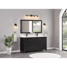 Load image into Gallery viewer, Legion Furniture WS2512-60-TB 60&quot; TRICORN BLACK FINISH SOLID WOOD SINK VANITY WITH 1&quot; ARTIFICIAL STONE TOP