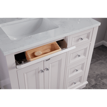 Load image into Gallery viewer, Legion Furniture WS2514-36-DW 36&quot; DREAMY WHITE FINISH SOLID WOOD SINK VANITY WITH 1&quot; ARTIFICIAL STONE TOP