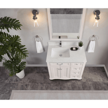 Load image into Gallery viewer, Legion Furniture WS2514-36-DW 36&quot; DREAMY WHITE FINISH SOLID WOOD SINK VANITY WITH 1&quot; ARTIFICIAL STONE TOP