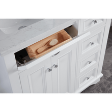 Load image into Gallery viewer, Legion Furniture WS2514-36-W 36&quot; WHITE FINISH SOLID WOOD SINK VANITY WITH 1&quot; ARTIFICIAL STONE TOP