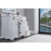 Load image into Gallery viewer, Legion Furniture WS2514-36-W 36&quot; WHITE FINISH SOLID WOOD SINK VANITY WITH 1&quot; ARTIFICIAL STONE TOP