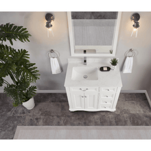 Load image into Gallery viewer, Legion Furniture WS2514-36-W 36&quot; WHITE FINISH SOLID WOOD SINK VANITY WITH 1&quot; ARTIFICIAL STONE TOP