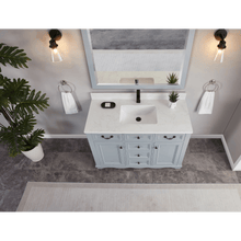 Load image into Gallery viewer, Legion Furniture WS2514-48-CD 48&quot; CADET FINISH SOLID WOOD SINK VANITY  WITH 1&#39; ARTIFICIAL STONE TOP