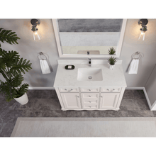 Load image into Gallery viewer, Legion Furniture WS2514-48-DW 48&quot; DREAMY WHITE FINISH SOLID WOOD SINK VANITY WITH 1&quot; ARTIFICIAL STONE TOP