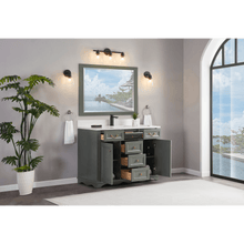 Load image into Gallery viewer, Legion Furniture WS2514-48-PG 48&quot; PEWTER GREEN FINISH SOLID WOOD SINK VANITY  WITH 1&#39; ARTIFICIAL STONE TOP