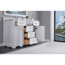 Load image into Gallery viewer, Legion Furniture WS2514-48-W 48&quot; WHITE FINISH SOLID WOOD SINK VANITY WITH 1&quot; ARTIFICIAL STONE TOP