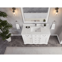 Load image into Gallery viewer, Legion Furniture WS2514-48-W 48&quot; WHITE FINISH SOLID WOOD SINK VANITY WITH 1&quot; ARTIFICIAL STONE TOP