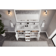 Load image into Gallery viewer, Legion Furniture WS2514-60-W 60&quot; WHITE FINISH SOLID WOOD SINK VANITY WITH 1&quot; ARTIFICIAL STONE TOP