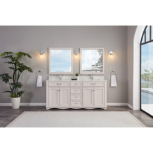 Load image into Gallery viewer, Legion Furniture WS2514-72-DW 72&quot; DREAMY WHITE FINISH SOLID WOOD SINK VANITY  WITH 1&#39; ARTIFICIAL STONE TOP