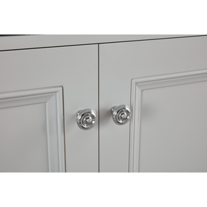 Legion Furniture WS2514-72-SS 72" SILVER STRAND FINISH SOLID WOOD SINK VANITY  WITH 1' ARTIFICIAL STONE TOP