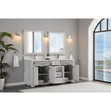 Load image into Gallery viewer, Legion Furniture WS2514-72-SS 72&quot; SILVER STRAND FINISH SOLID WOOD SINK VANITY  WITH 1&#39; ARTIFICIAL STONE TOP