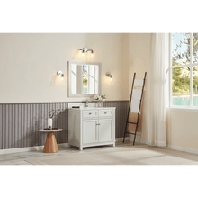 Load image into Gallery viewer, Legion Furniture WS2515-36-SS 36&quot; SILVER STRAND FINISH SOLID WOOD SINK VANITY WITH 1&quot; ARTIFICIAL STONE TOP