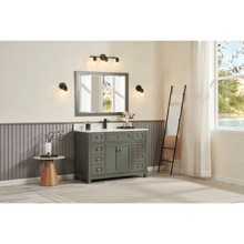 Load image into Gallery viewer, Legion Furniture WS2515-48-PG 48&quot; PEWTER GREEN FINISH SOLID WOOD SINK VANITY  WITH 1&#39; ARTIFICIAL STONE TOP