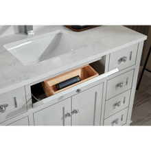 Load image into Gallery viewer, Legion Furniture WS2515-48-SS 48&quot; SILVER STRAND FINISH SOLID WOOD SINK VANITY WITH 1&quot; ARTIFICIAL STONE TOP