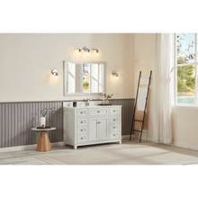 Load image into Gallery viewer, Legion Furniture WS2515-48-SS 48&quot; SILVER STRAND FINISH SOLID WOOD SINK VANITY WITH 1&quot; ARTIFICIAL STONE TOP