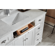 Load image into Gallery viewer, Legion Furniture WS2515-48-W 48&quot; WHITE FINISH SOLID WOOD SINK VANITY WITH 1&quot; ARTIFICIAL STONE TOP