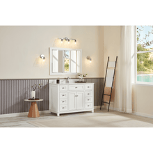 Load image into Gallery viewer, Legion Furniture WS2515-48-W 48&quot; WHITE FINISH SOLID WOOD SINK VANITY WITH 1&quot; ARTIFICIAL STONE TOP