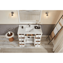 Load image into Gallery viewer, Legion Furniture WS2515-48-W 48&quot; WHITE FINISH SOLID WOOD SINK VANITY WITH 1&quot; ARTIFICIAL STONE TOP