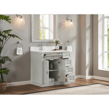 Load image into Gallery viewer, Legion Furniture WS2516-36-SS 36&quot; SILVER STRAND FINISH SOLID WOOD SINK VANITY WITH 1&quot; ARTIFICIAL STONE TOP