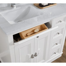 Load image into Gallery viewer, Legion Furniture WS2516-36-W 36&quot; WHITE FINISH SOLID WOOD SINK VANITY WITH 1&quot; ARTIFICIAL STONE TOP