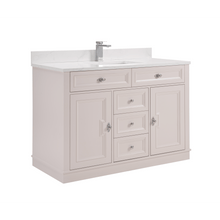 Load image into Gallery viewer, Legion Furniture WS2516-48-DW 48&quot; DREAMY WHITE FINISH SOLID WOOD SINK VANITY  WITH 1&#39; ARTIFICIAL STONE TOP