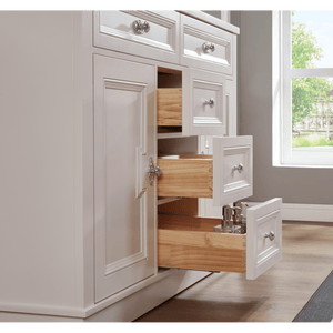 Legion Furniture WS2516-48-DW 48" DREAMY WHITE FINISH SOLID WOOD SINK VANITY  WITH 1' ARTIFICIAL STONE TOP