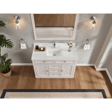 Load image into Gallery viewer, Legion Furniture WS2516-48-DW 48&quot; DREAMY WHITE FINISH SOLID WOOD SINK VANITY  WITH 1&#39; ARTIFICIAL STONE TOP