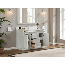 Load image into Gallery viewer, Legion Furniture WS2516-48-SS 48&quot; SILVER STRAND FINISH SOLID WOOD SINK VANITY WITH 1&quot; ARTIFICIAL STONE TOP