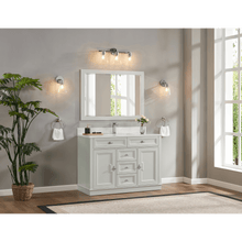 Load image into Gallery viewer, Legion Furniture WS2516-48-SS 48&quot; SILVER STRAND FINISH SOLID WOOD SINK VANITY WITH 1&quot; ARTIFICIAL STONE TOP