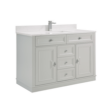 Load image into Gallery viewer, Legion Furniture WS2516-48-SS 48&quot; SILVER STRAND FINISH SOLID WOOD SINK VANITY WITH 1&quot; ARTIFICIAL STONE TOP