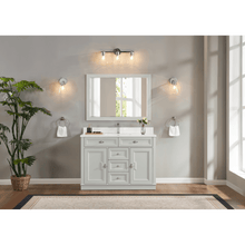 Load image into Gallery viewer, Legion Furniture WS2516-48-SS 48&quot; SILVER STRAND FINISH SOLID WOOD SINK VANITY WITH 1&quot; ARTIFICIAL STONE TOP