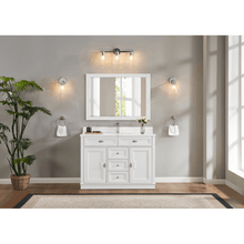 Load image into Gallery viewer, Legion Furniture WS2516-48-W 48&quot; WHITE FINISH SOLID WOOD SINK VANITY WITH 1&quot; ARTIFICIAL STONE TOP