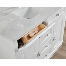 Load image into Gallery viewer, Legion Furniture WS2516-48-W 48&quot; WHITE FINISH SOLID WOOD SINK VANITY WITH 1&quot; ARTIFICIAL STONE TOP