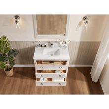 Load image into Gallery viewer, Legion Furniture WS2518-36-DW 36&quot; DREAMY WHITE FINISH SOLID WOOD SINK VANITY  WITH 1&#39; ARTIFICIAL STONE TOP