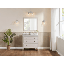 Load image into Gallery viewer, Legion Furniture WS2518-36-DW 36&quot; DREAMY WHITE FINISH SOLID WOOD SINK VANITY  WITH 1&#39; ARTIFICIAL STONE TOP