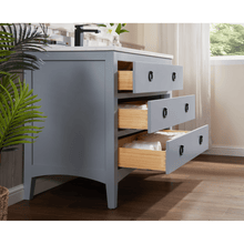 Load image into Gallery viewer, Legion Furniture WS2518-42-CD 42&quot; CADET FINISH SOLID WOOD SINK VANITY  WITH 1&#39; ARTIFICIAL STONE TOP