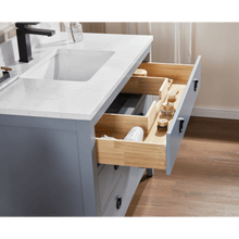 Load image into Gallery viewer, Legion Furniture WS2518-42-CD 42&quot; CADET FINISH SOLID WOOD SINK VANITY  WITH 1&#39; ARTIFICIAL STONE TOP