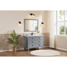 Load image into Gallery viewer, Legion Furniture WS2518-42-CD 42&quot; CADET FINISH SOLID WOOD SINK VANITY  WITH 1&#39; ARTIFICIAL STONE TOP